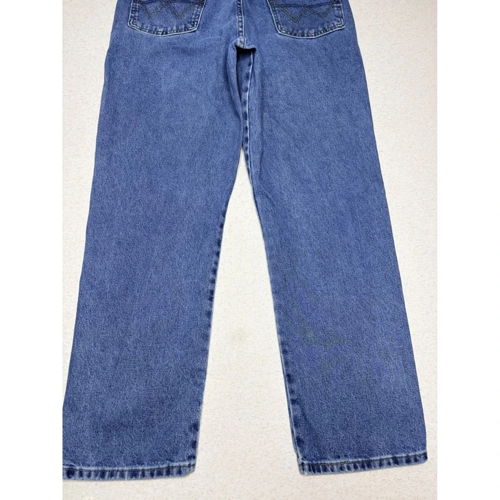 Wrangler George Strait Collection Mens Blue Straight Leg Jeans 35x32 103MGSHD